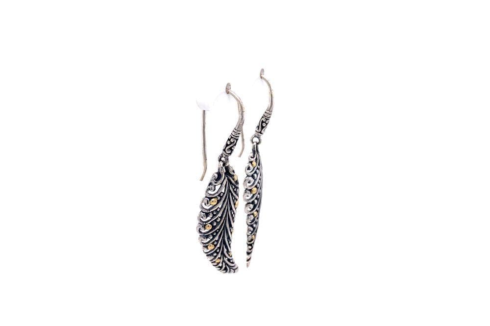 Pecan Leaf Earrings