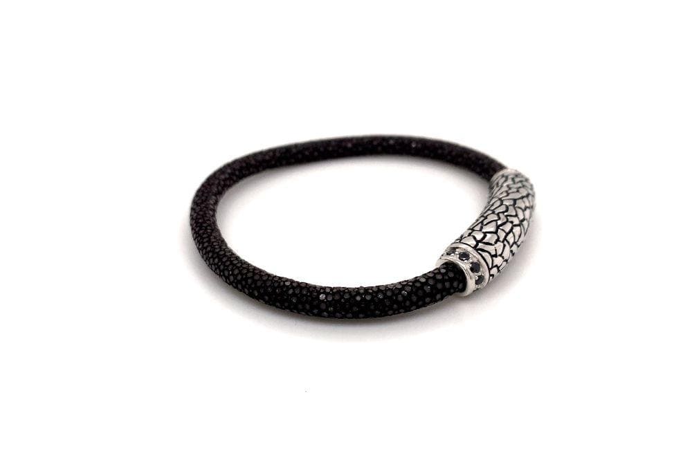 Stingray Leather Bracelet- Brown