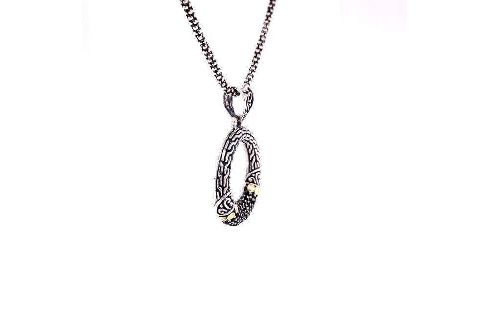 Ubud Pendant- Black Spinel