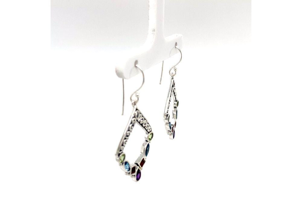 Riviera Filigree Earrings- Multi