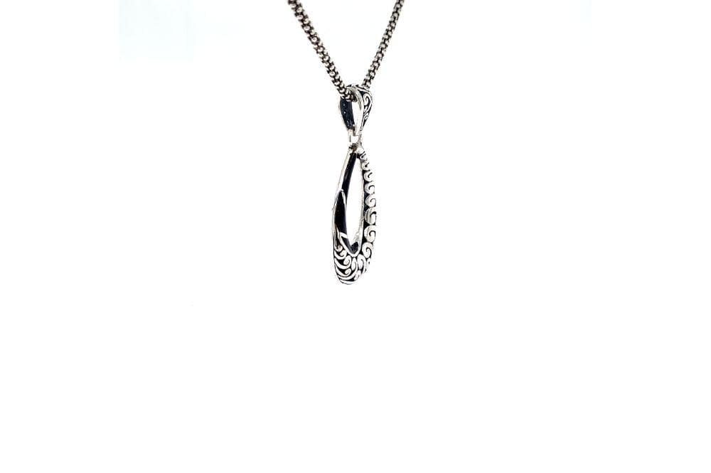 Embrace Pendant- Black Shell