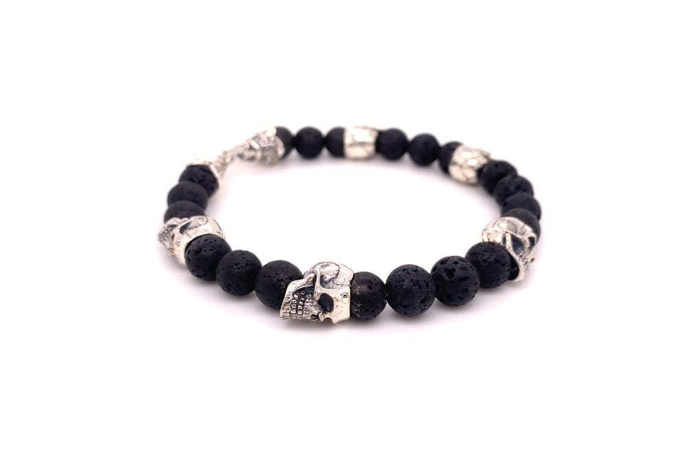 Skulls And Lava Bracelet