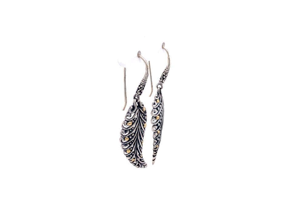 Pecan Leaf Earrings