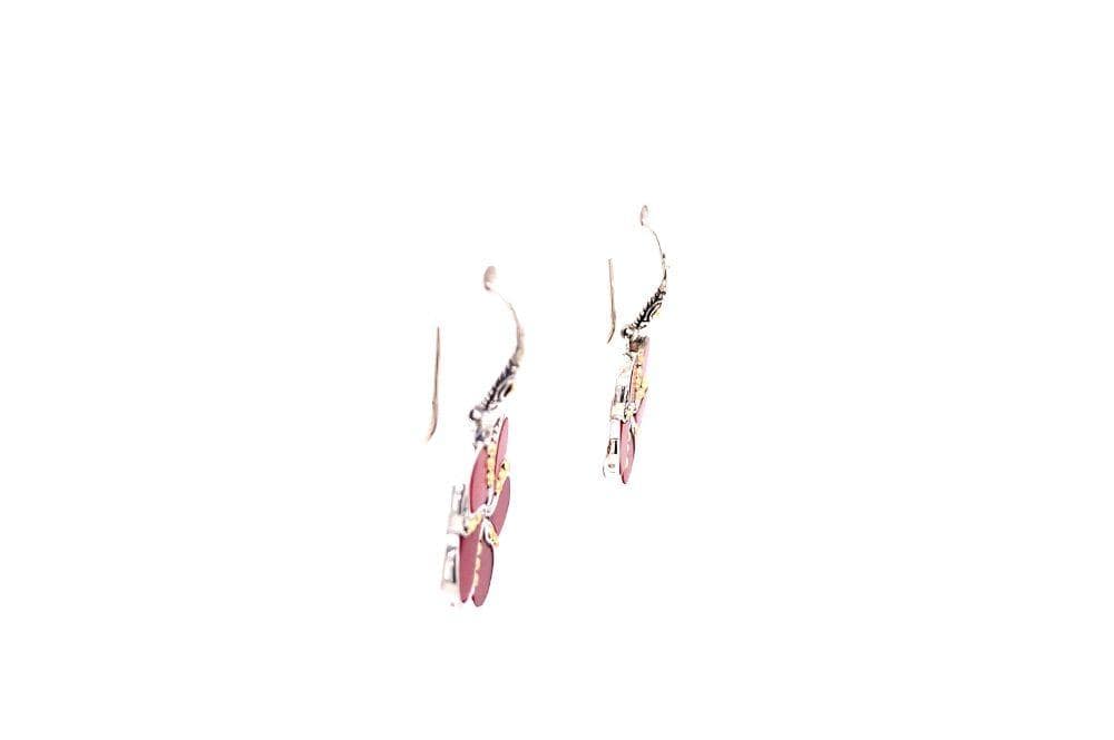 Sumba Earrings- Coral