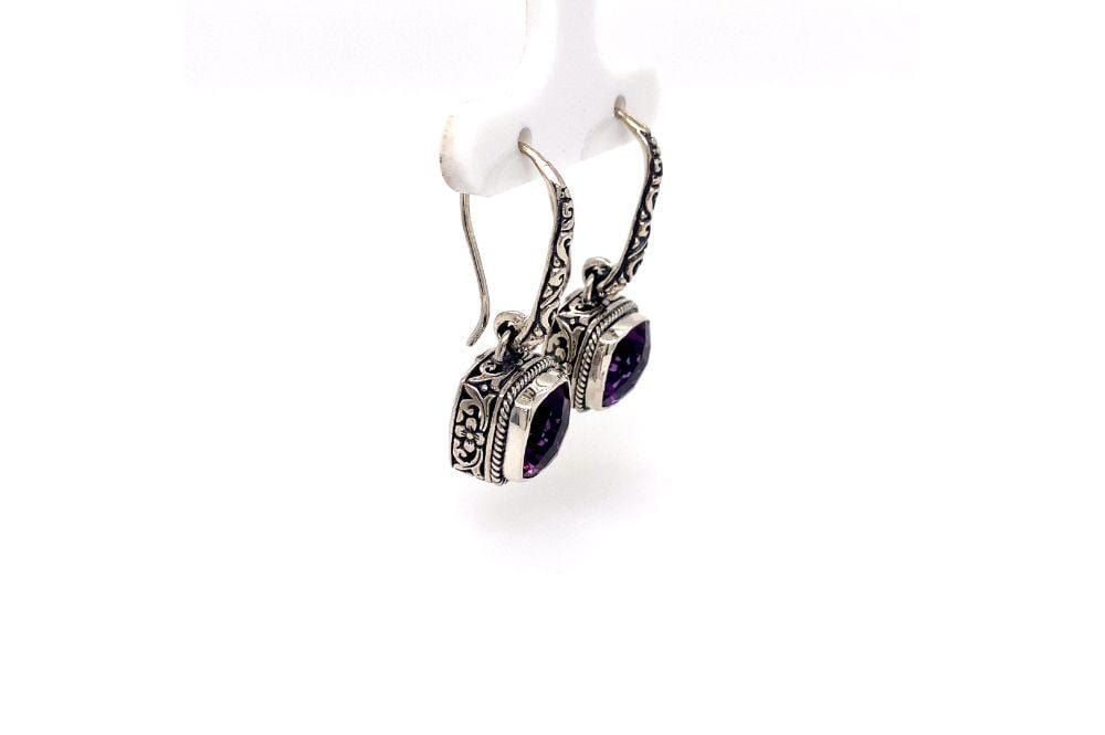 Honesty Earrings- Amethyst