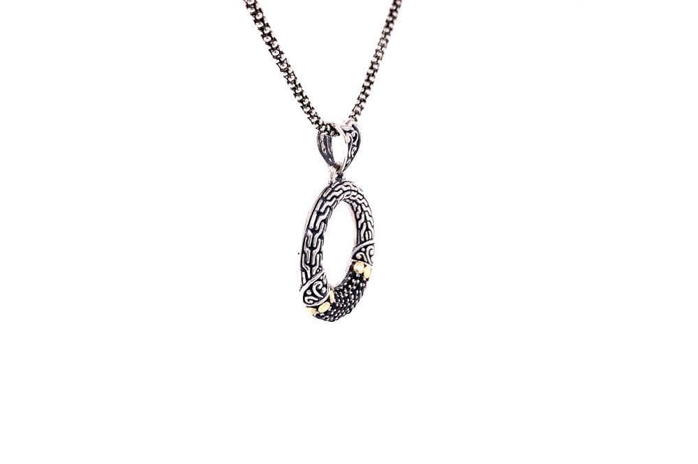 Ubud Pendant- Black Spinel