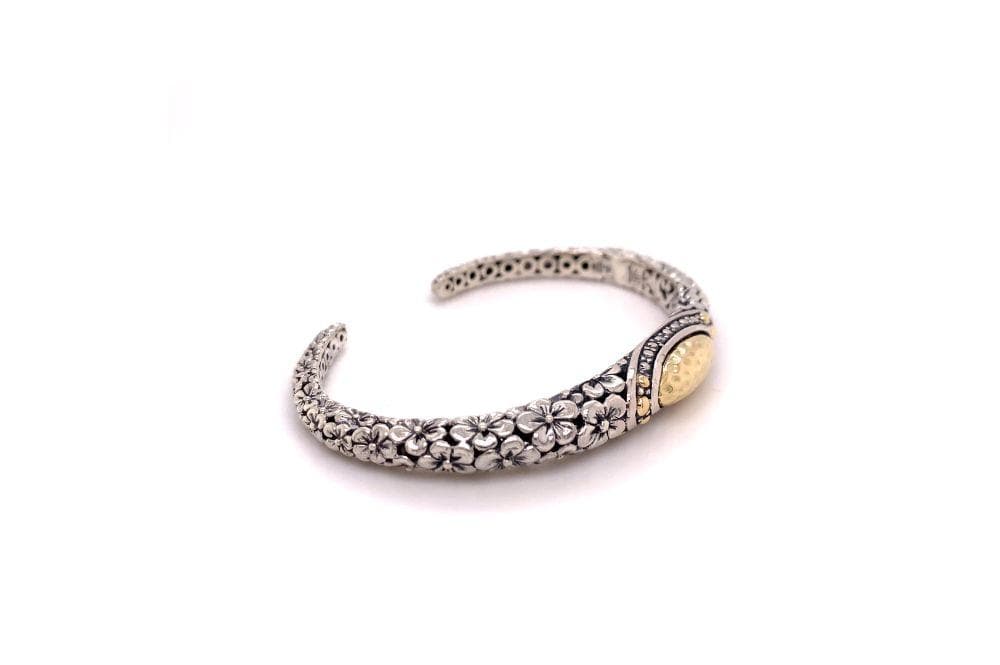 Ijen Bangle- Silver And Gold