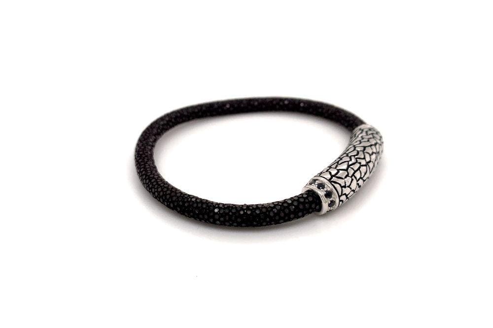 Stingray Leather Bracelet- Brown