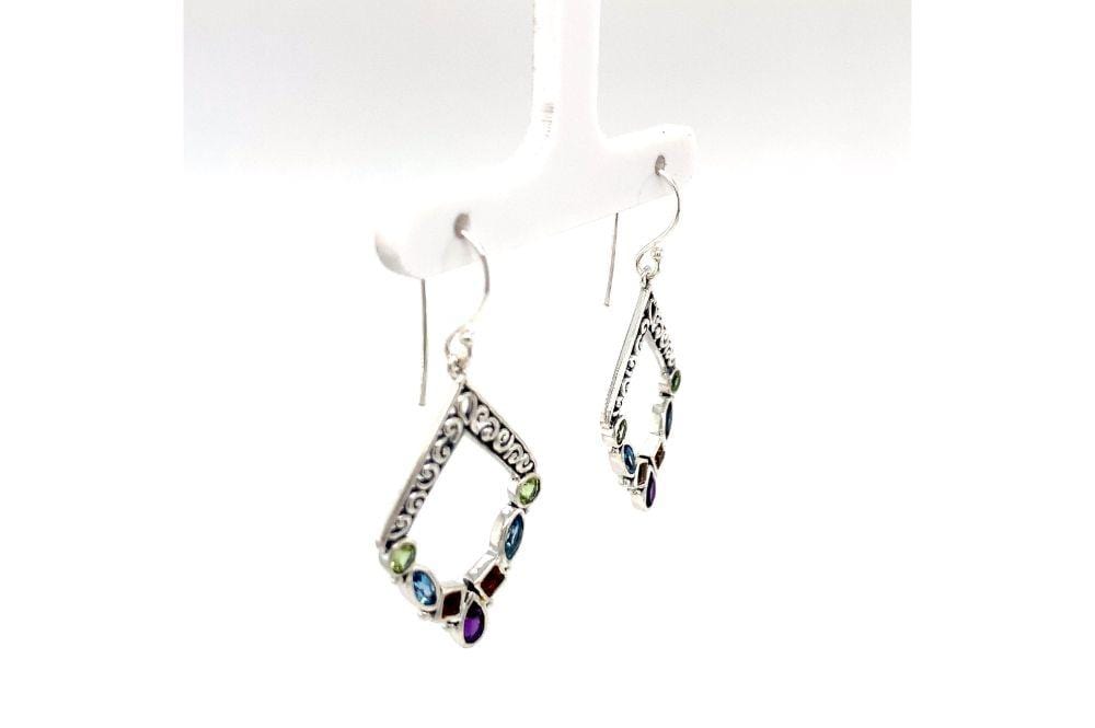 Riviera Filigree Earrings- Multi