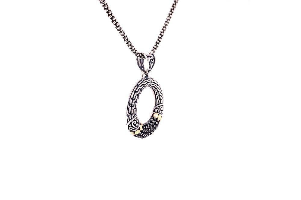 Ubud Pendant- Black Spinel