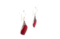 Ornate Earrings- Coral