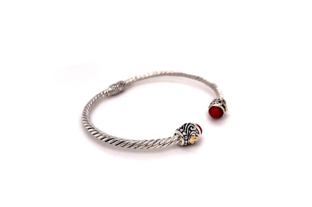 Sienna Bangle- Coral