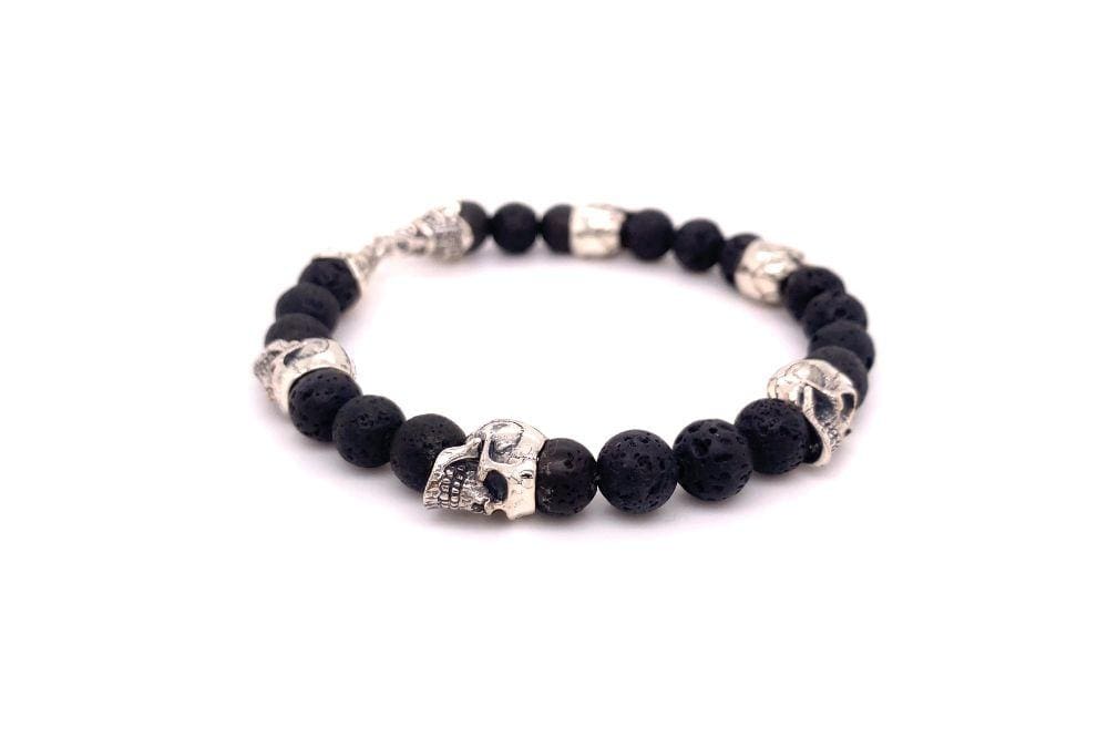 Skulls And Lava Bracelet