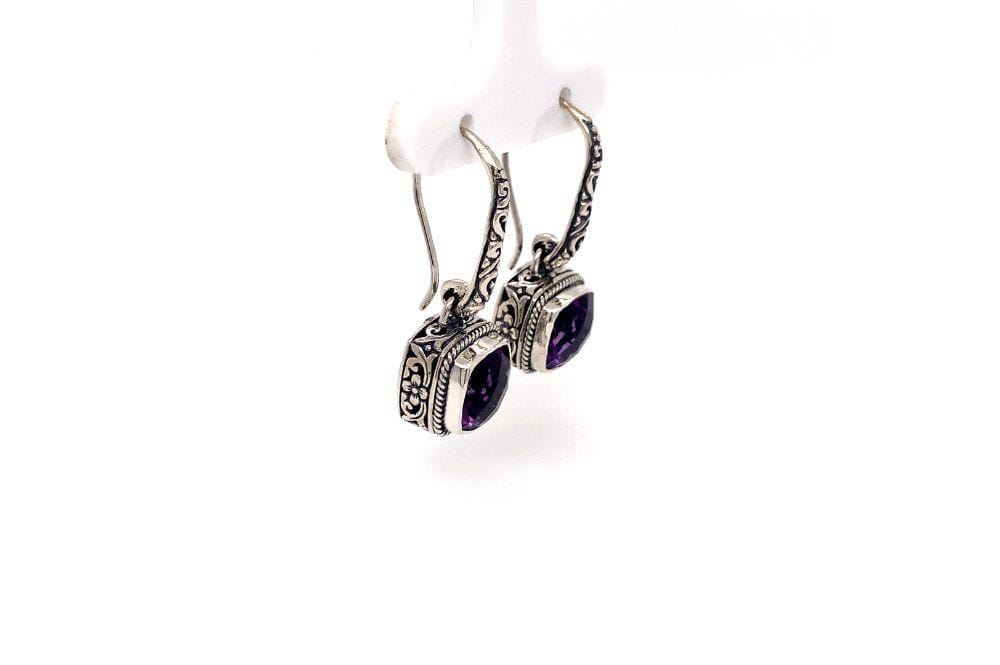 Honesty Earrings- Amethyst