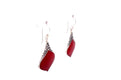 Ornate Earrings- Coral