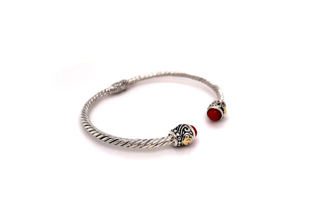 Sienna Bangle- Coral