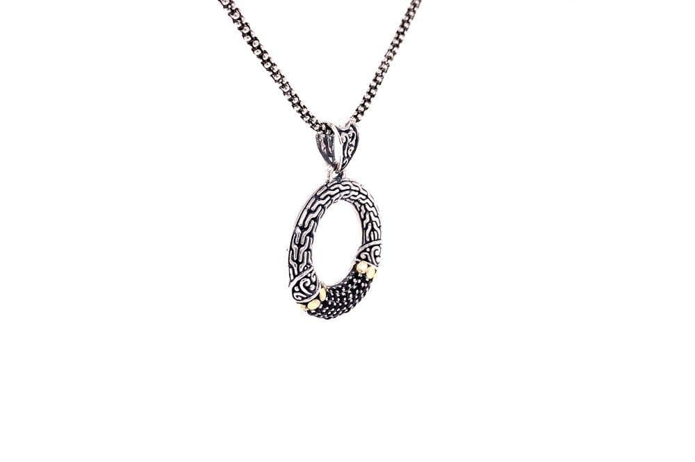 Ubud Pendant- Black Spinel