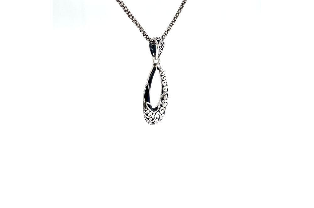 Embrace Pendant- Black Shell