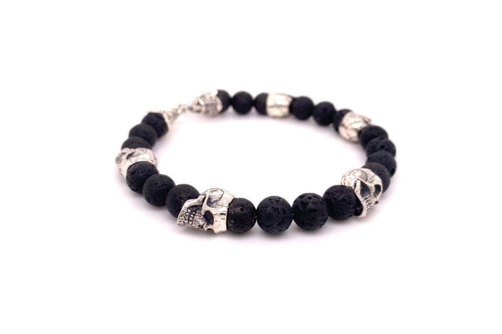Skulls And Lava Bracelet