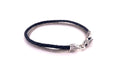 Latitude Bracelet- Black Leather