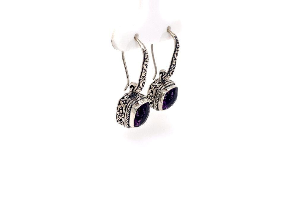 Honesty Earrings- Amethyst