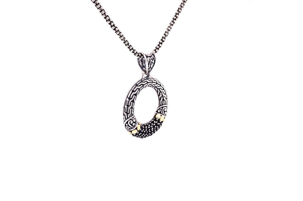 Ubud Pendant- Black Spinel