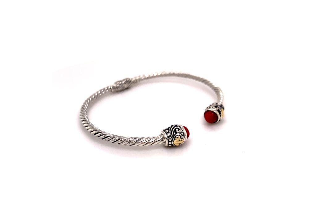 Sienna Bangle- Coral