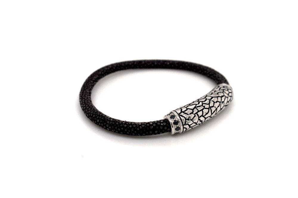 Stingray Leather Bracelet- Brown
