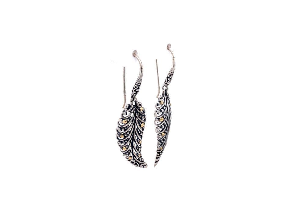 Pecan Leaf Earrings
