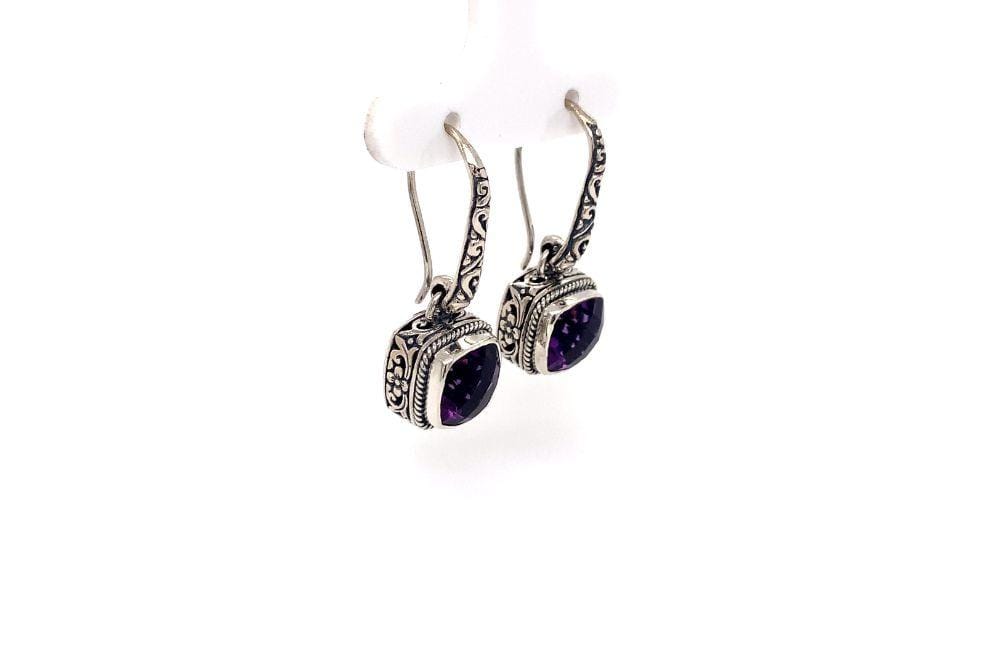 Honesty Earrings- Amethyst