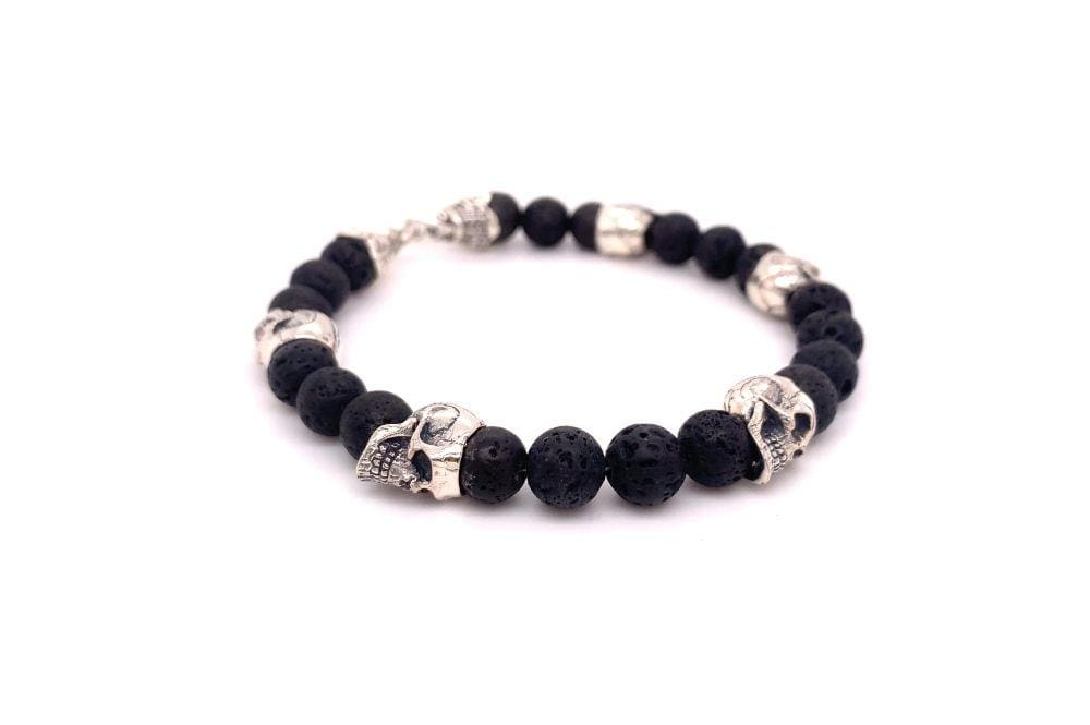Skulls And Lava Bracelet