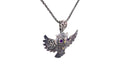 Owl Pendant- Amethyst