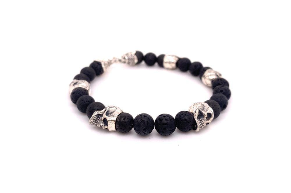 Skulls And Lava Bracelet
