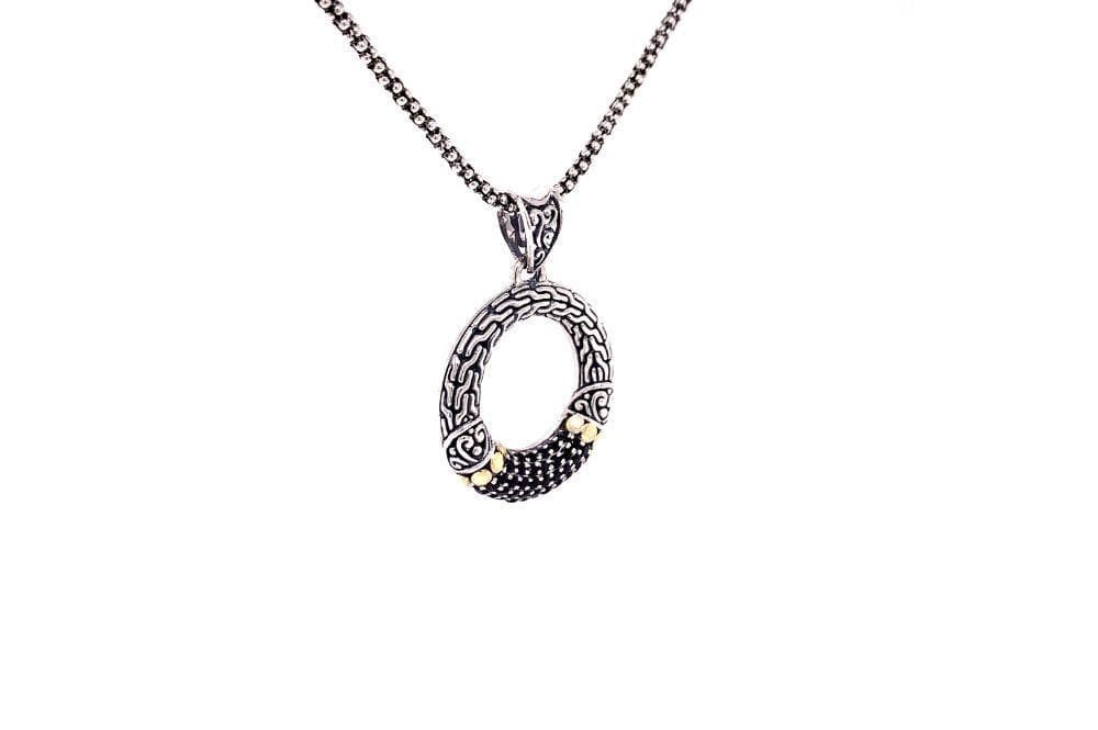Ubud Pendant- Black Spinel
