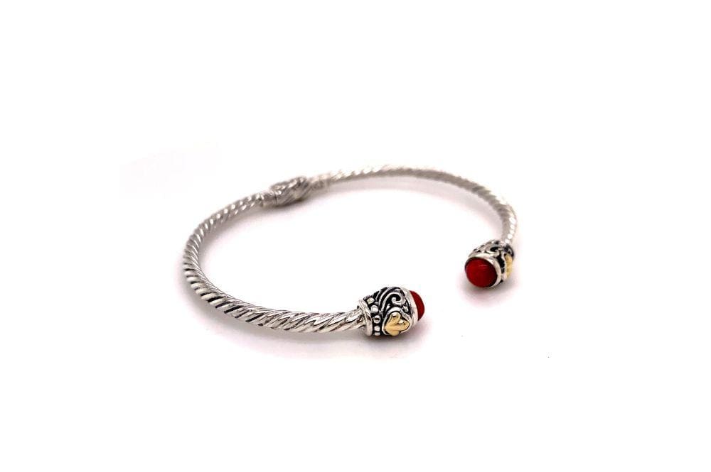 Sienna Bangle- Coral