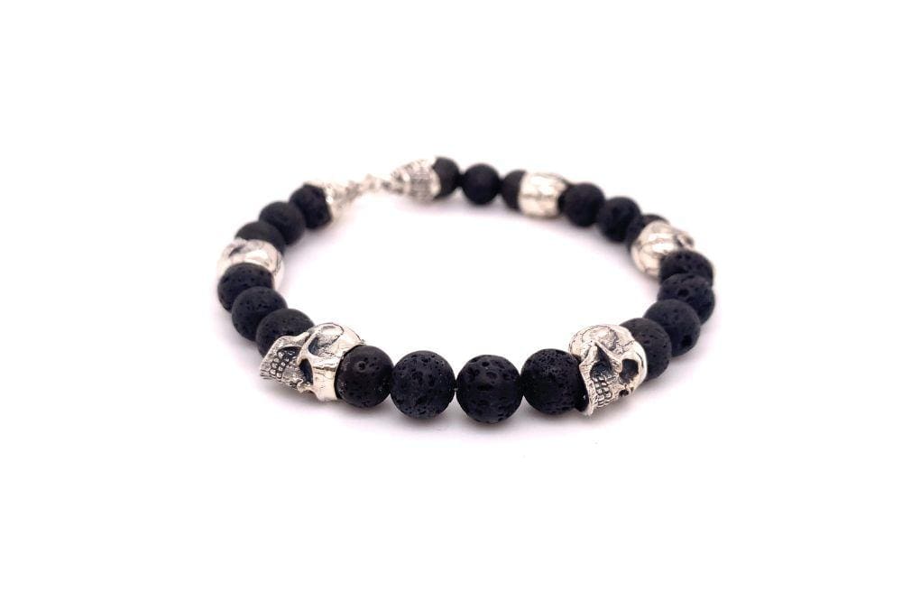 Skulls And Lava Bracelet