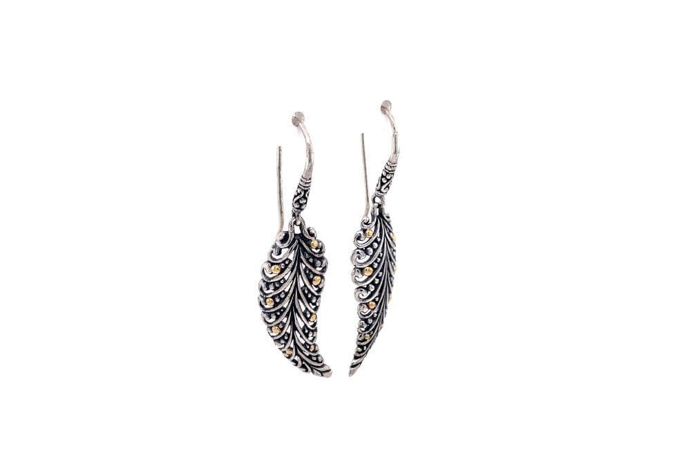Pecan Leaf Earrings