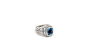 Honesty Ring- Blue Topaz