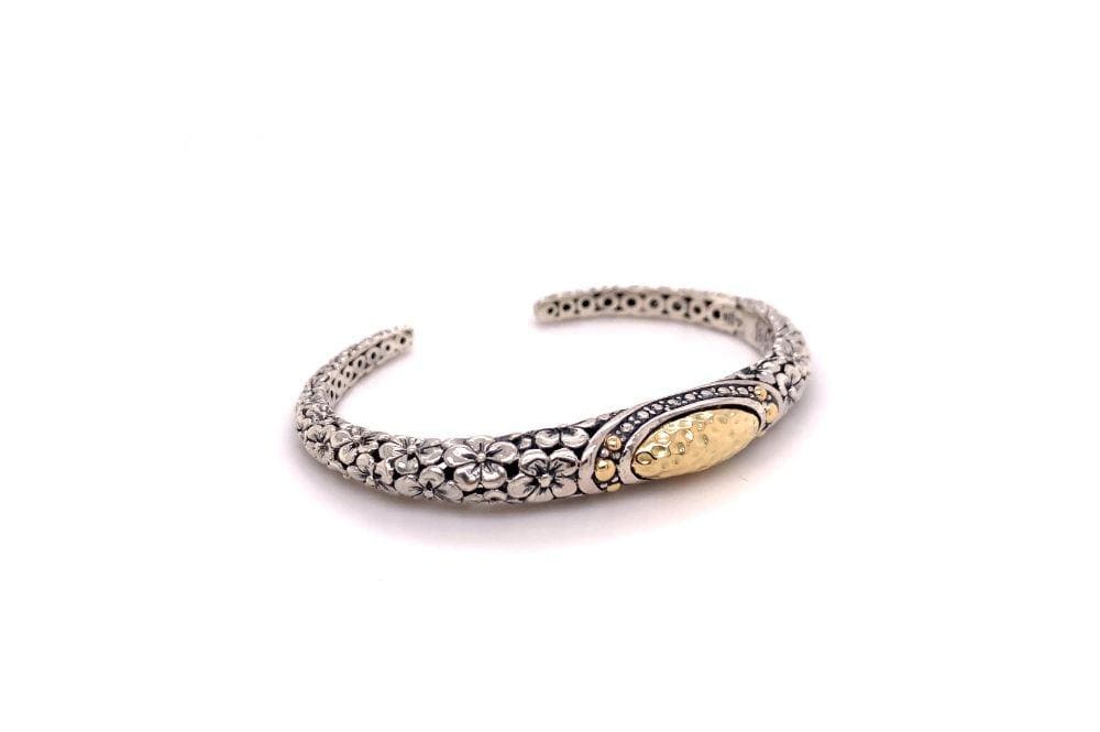 Ijen Bangle- Silver And Gold