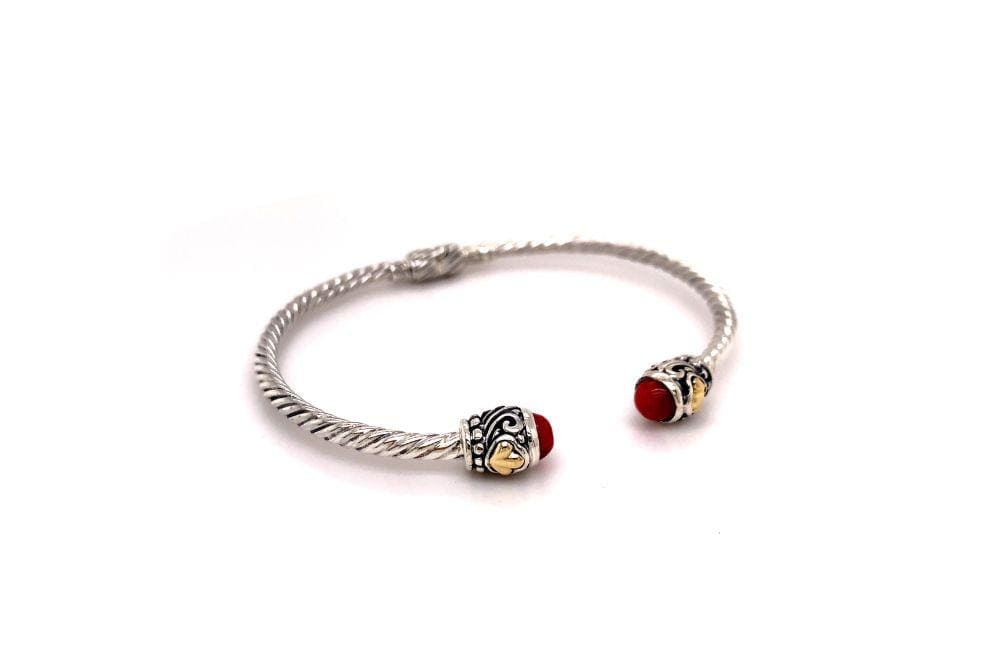 Sienna Bangle- Coral