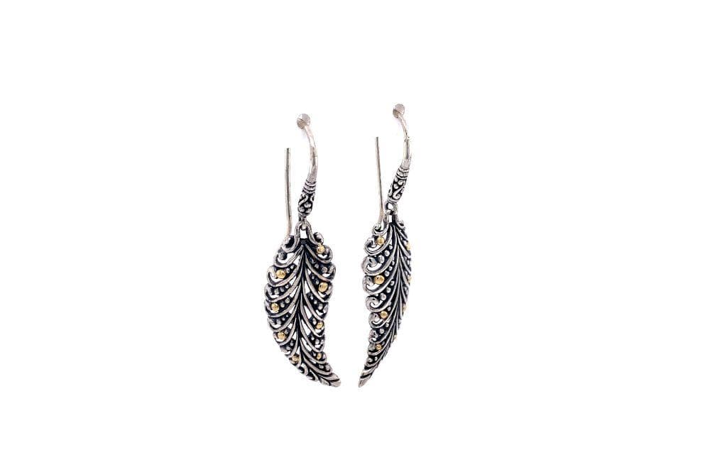 Pecan Leaf Earrings