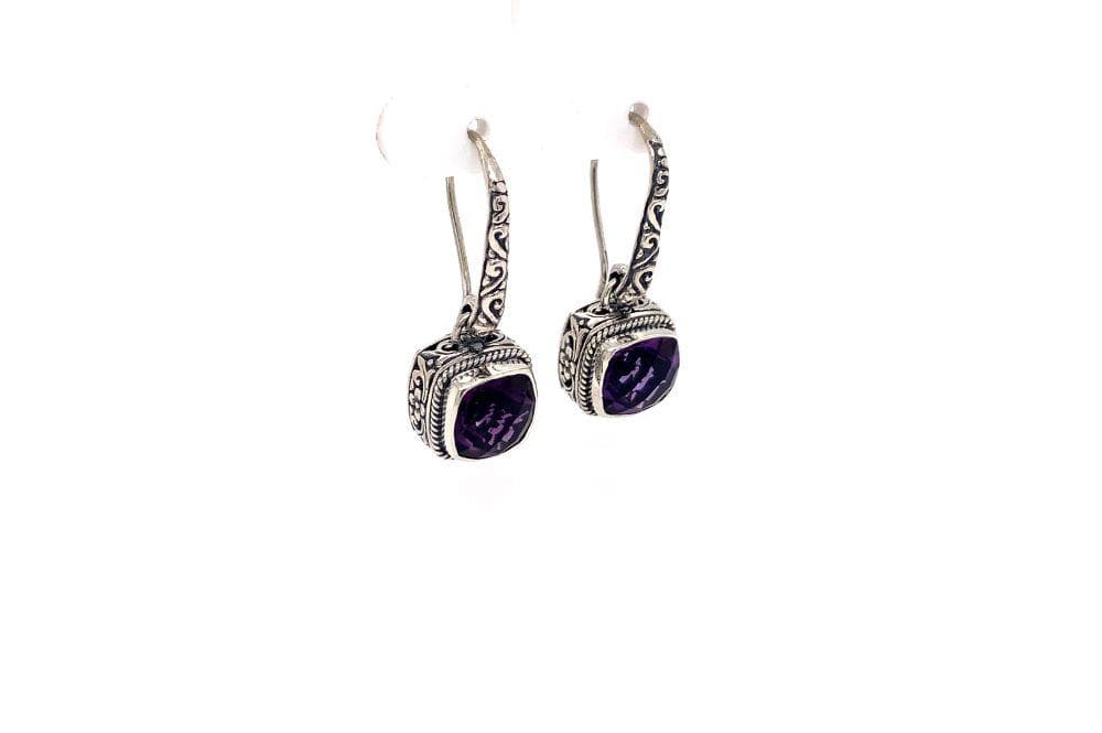 Honesty Earrings- Amethyst
