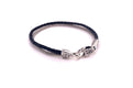 Latitude Bracelet- Black Leather
