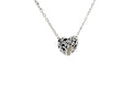Balinese Swirl Heart Necklace