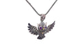 Owl Pendant- Amethyst