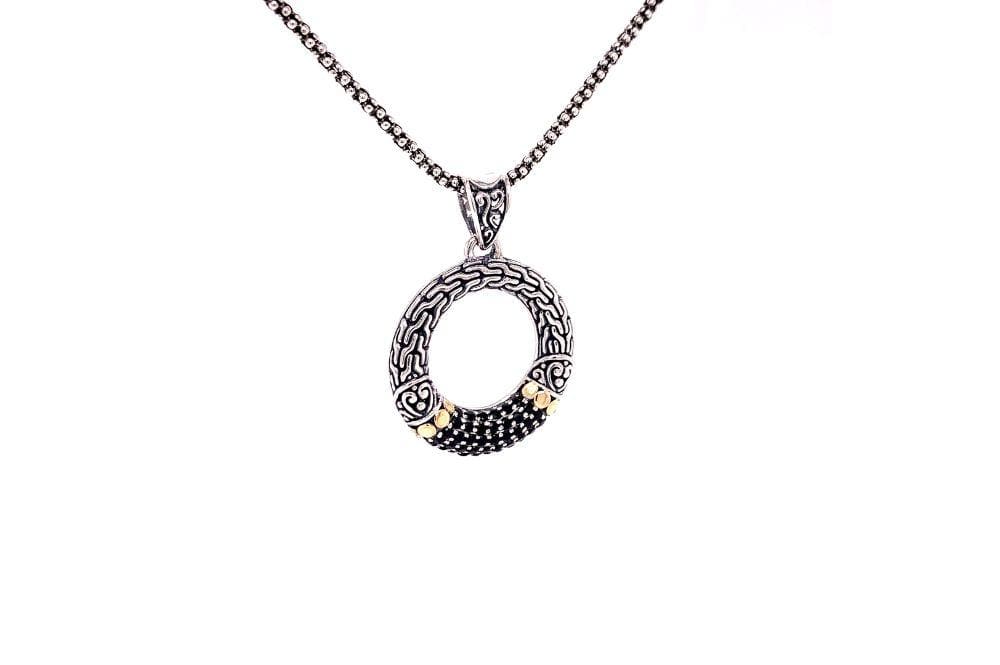 Ubud Pendant- Black Spinel