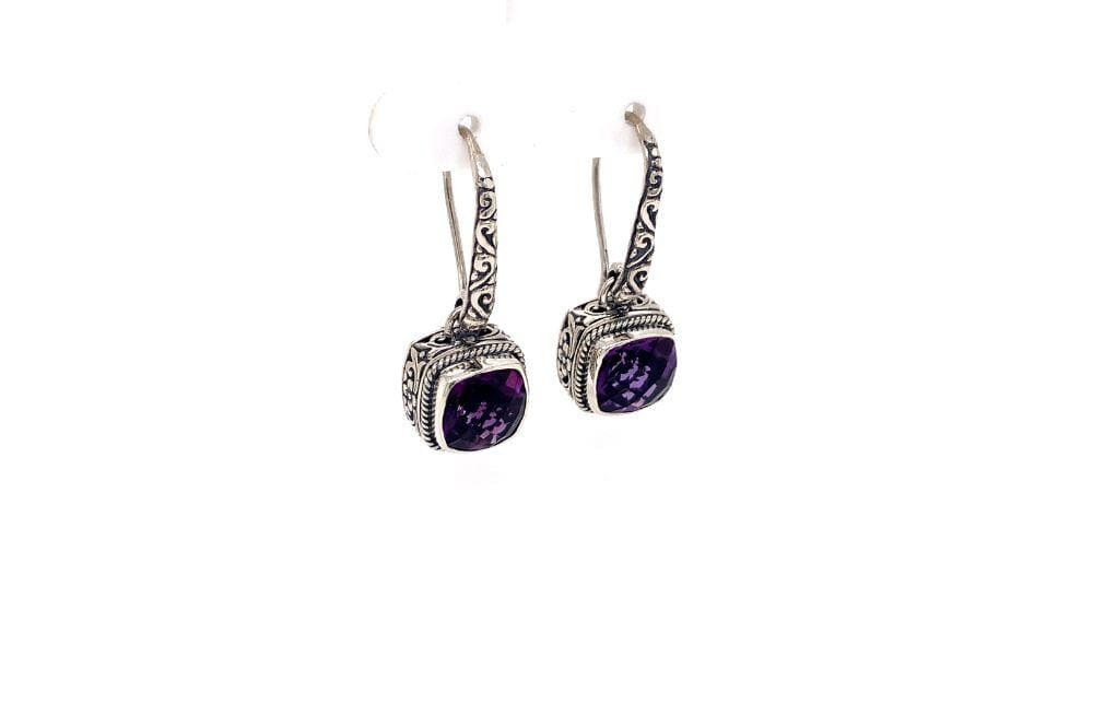 Honesty Earrings- Amethyst