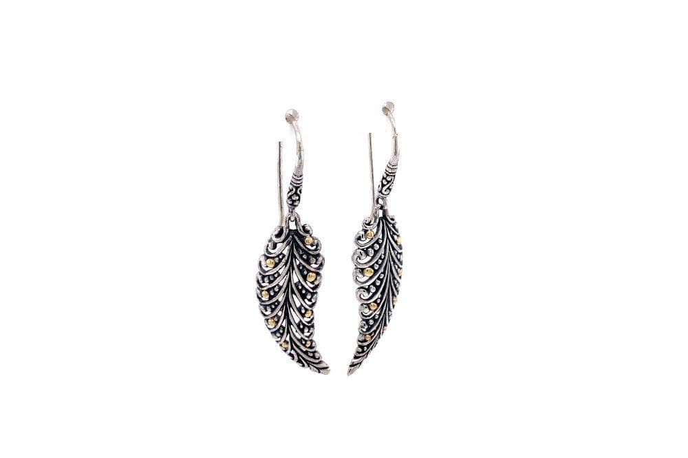 Pecan Leaf Earrings