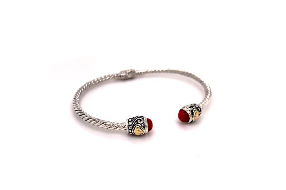 Sienna Bangle- Coral