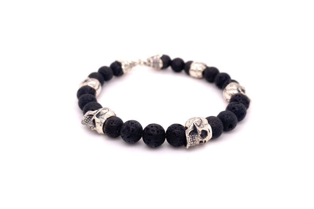 Skulls And Lava Bracelet